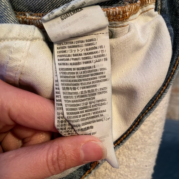 Abercrombie men’s distressed button fly jeans - Picture 3 of 6